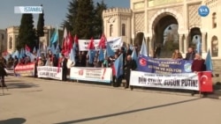 Kırım Tatarları Rusya'yı Protesto Etti