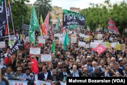 Diyarbakır'da Kudüs protestoları