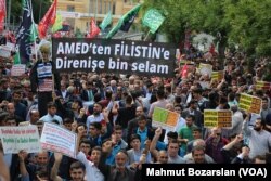 Diyarbakır'da Kudüs protestoları